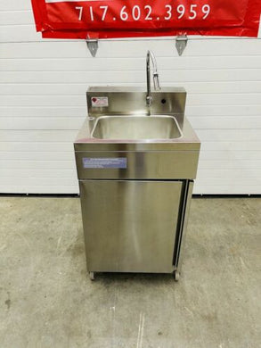 Hybrid 684 S/S Portable Hand Sink Hand’s Free Electric and Battery Operated