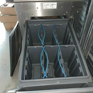 Follett ITS500NS-31 382# Ice Storage & Transport System w/ 240 lb. Mobile Cart & Paddle