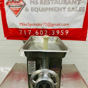 Biro 8-22 SS COUNTERTOP MANUAL FEED MEAT GRINDER #22 HEAD TESTED & WORKING