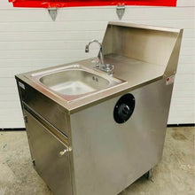Load image into Gallery viewer, Qual Serv WMSC24MS Stainless Steel Portable Sink, Hot Water Tested &amp; Working