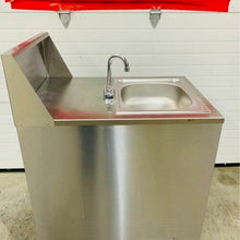 Load image into Gallery viewer, Qual Serv WMSC24MS Stainless Steel Portable Sink, Hot Water Tested &amp; Working