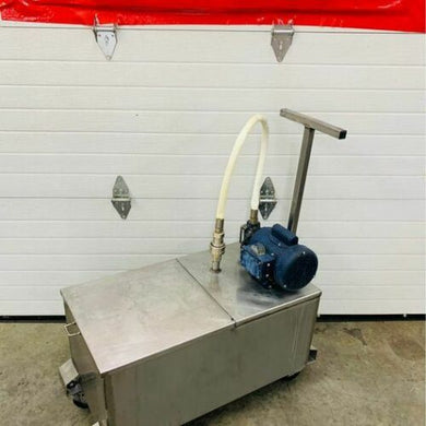 Darling 402 Portable Commercial Cooking Oil Filter / Caddy W/ Sealed Pump Clean