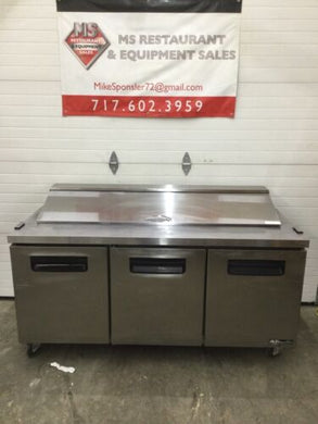 Blue Air BLPT72-HC 3 Doors All Stainless Prep. Table 72” Fully Refurbished!
