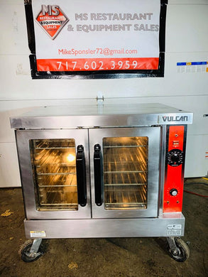 VULCAN Refurbished VC4GD-11D1 Gas Convection Ovens. Can Be Easily Double-Stacked