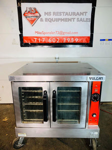 VULCAN Refurbished VC4GD-11D1 Gas Convection Ovens. Can Be Easily Double-Stacked