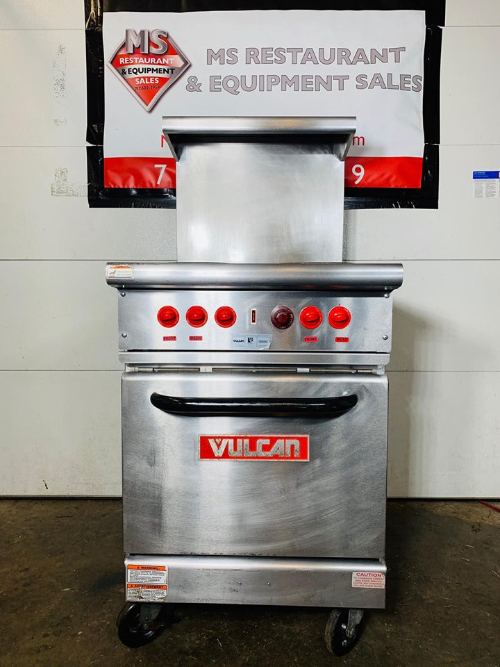 Vulcan EV24S-4FP2403 Endurance Series 4 Burner 24 Electric Range with Oven  Base - 240V, 13 kW