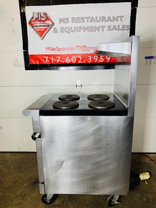 Vulcan / Hobart Electric 4 Burner French Plate Range & EV24-3L