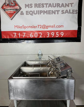 Load image into Gallery viewer, Wells F-85 Countertop High Watt Dual Pot 30lb Electric Deep Fryer 208V / 240V 3ph