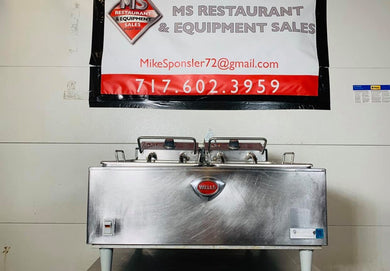 Wells F-85 Countertop High Watt Dual Pot 30lb Electric Deep Fryer 208V / 240V 3ph