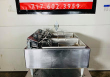 Load image into Gallery viewer, Wells F-85 Countertop High Watt Dual Pot 30lb Electric Deep Fryer 208V / 240V 3ph