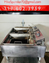 Load image into Gallery viewer, Wells F-85 Countertop High Watt Dual Pot 30lb Electric Deep Fryer 208V / 240V 3ph
